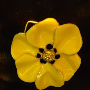 Yellow Floral Jewelry Piece